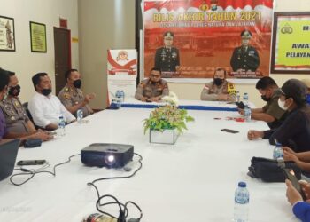 Polres Natuna Sampaikan Capaian Kerja Sepanjang Tahun 2021