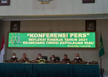 Kejati Kepri Rilis Hasil Kerja Selama Tahun 2021