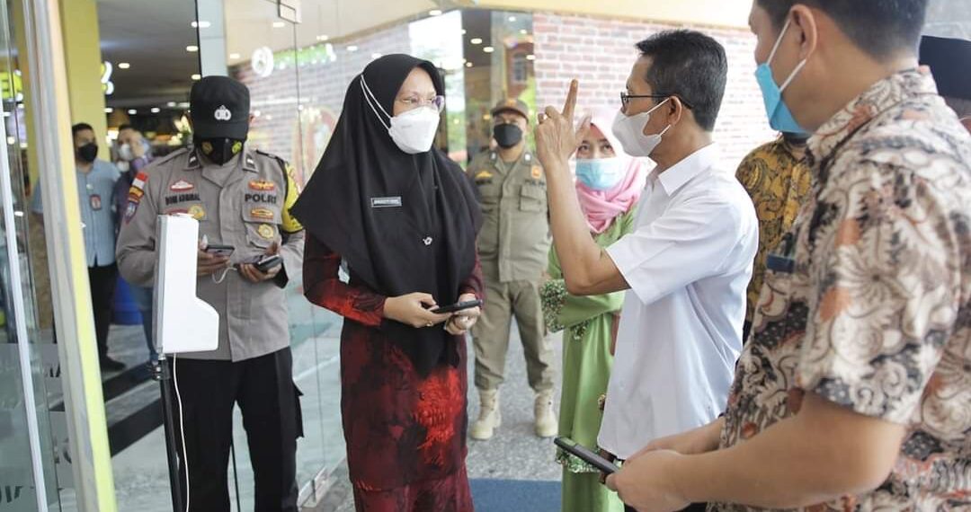 Amskar Pastikan Pusat Perbelanjaan Terapkan Protokol Kesehatan