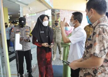 Amskar Pastikan Pusat Perbelanjaan Terapkan Protokol Kesehatan