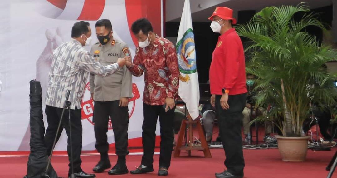 Walikota Batam, H. M. Rudi Bangga Dijadikannya Batam Tempat Launching Vaksin Booster di Kepri.