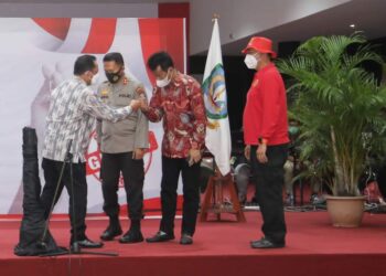 Walikota Batam, H. M. Rudi Bangga Dijadikannya Batam Tempat Launching Vaksin Booster di Kepri.