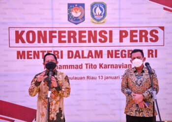 Mendagri Apresiasi Kepri Berhasil Meredam Pandemi Dengan Baik