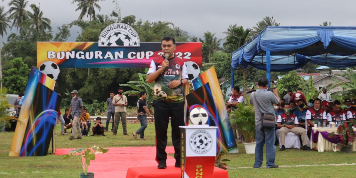 Bupati Natuna Resmi Buka Turnamen Bunguran Cup 2022