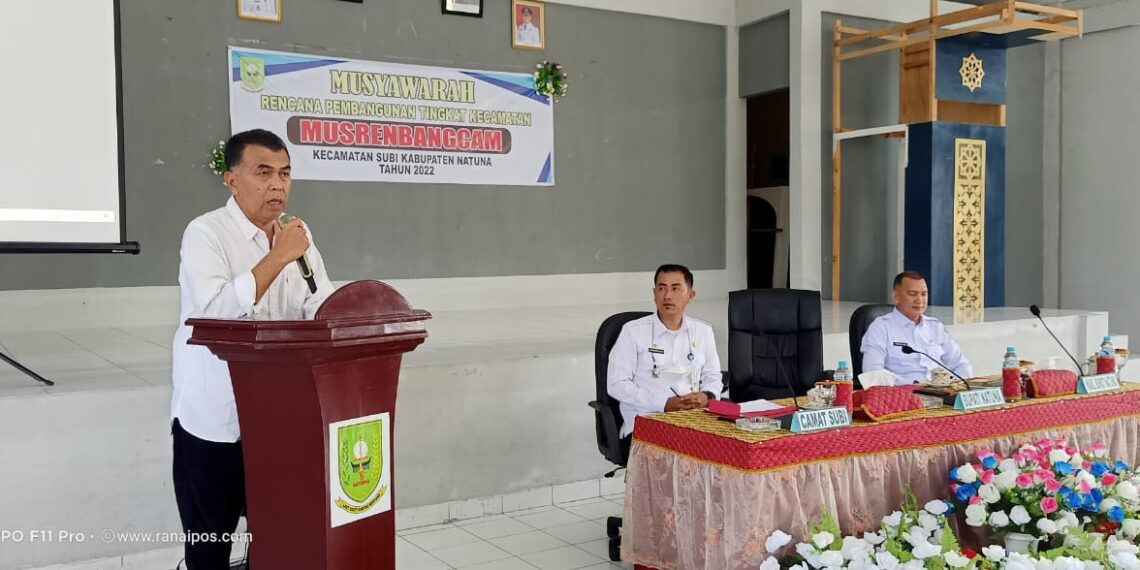 Kecamatan Subi, Perioritaskan Pembangunan Jalan Subi Pulau Panjang & Jembatan Penyeberangan Subi Besar – Kecil