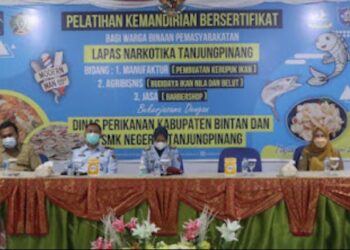 Lapas Narkotika Kelas IIA Tanjungpinan Gelar Pelatihan Kemandirian