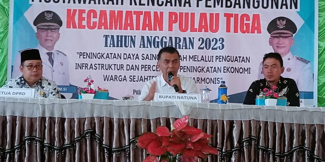 Bupati Natuna Wan Siswandi : Kita Konsen Bangun Natuna Pada Infrastruktur Dasar