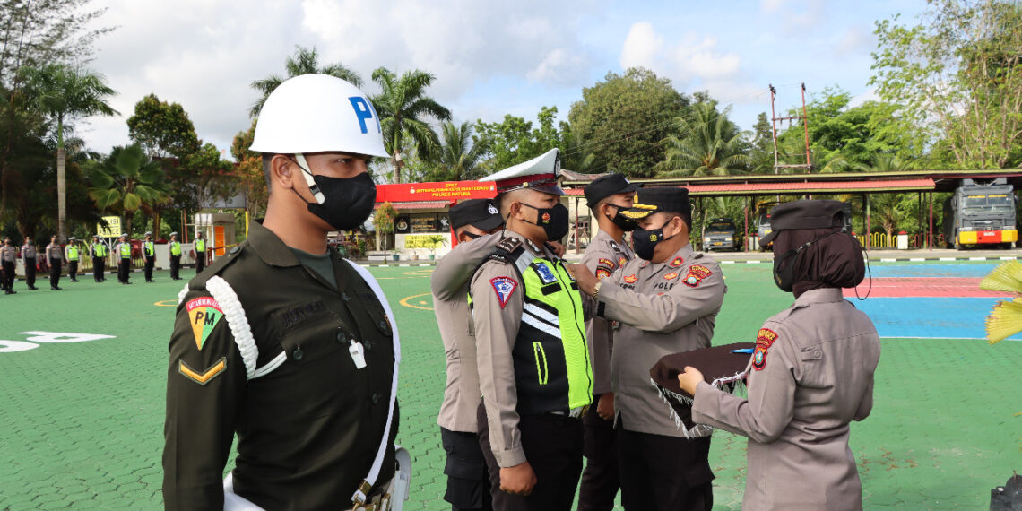 Polres Natuna, Gelar Apel Pasukan Operasi Keselamatan Seligi 2022
