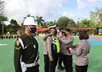 Polres Natuna, Gelar Apel Pasukan Operasi Keselamatan Seligi 2022