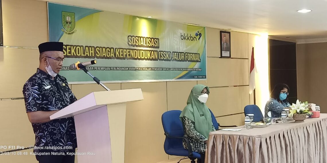 DP3AP2B Natuna Sosialisasikan SSK, Materi Kependudukan Diintegrasikan ke Mata Pelajaran