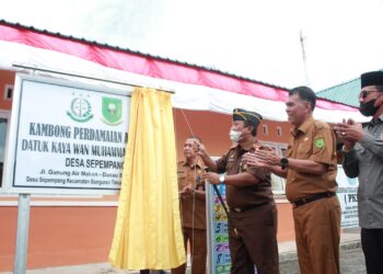 Bupati Wan Siswandi, Apresiasi Kajari Natuna Jadikan Sepempang Kampung Perdamaian Addhyaksa