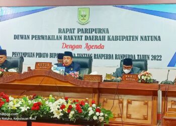 Gelar Sidang Paripurna Tentang Ranperda 2022, Daeng Amhar Sampaikan 2 Ranperda Inisiatif DPRD Natuna