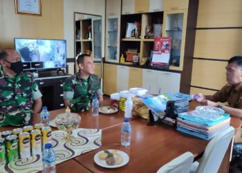 Bupati Natuna Terima Kunjungan Silaturahmi Dandim Natuna Letkol Hasbul HL 