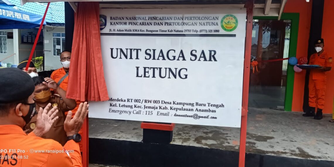 Wabup Wan Zuhenda Resmikan Kantor Unit Siaga SAR Jemaja