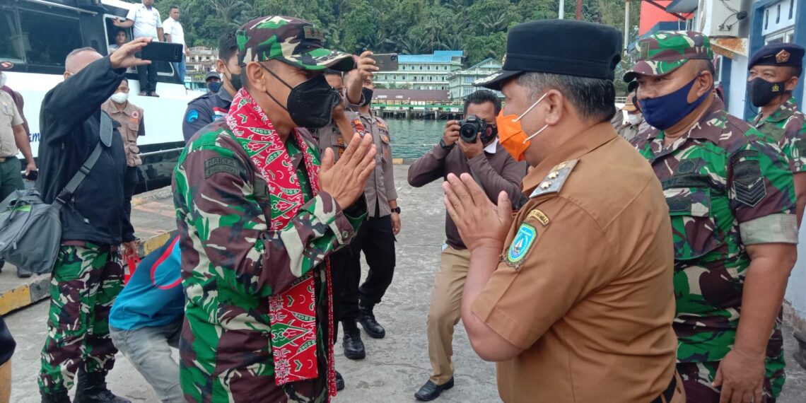 Wakil Bupati Anambas Wan Zuhendra Sambut Kunjungan Perdana Dandim 0318 Natuna