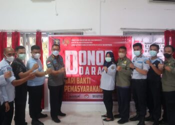 Lapas Narkotika Kelas IIa Tanjungpinang Lakukan Aksi Donor Darah