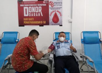 Rutan Kelas I Tanjungpinang Gelar Donor Darah Sempena HUT HBP ke 58