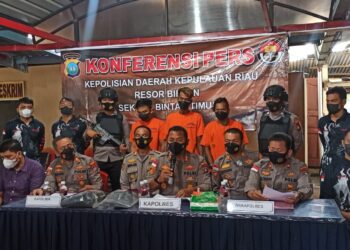 Polsek Bintan Timur Tangkap 3 Pelaku Curanmor Serta Amankan 5 Unit Motor 