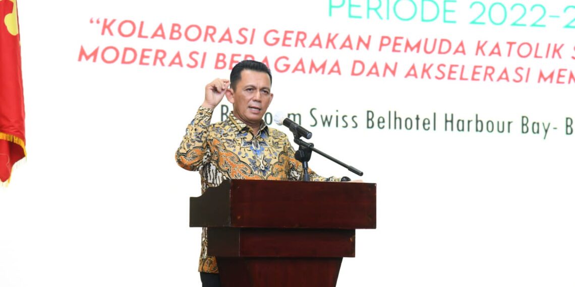 Gubernur Ansar Ingatkan Pemuda Katolik Pedomani 4 Pilar Kebangsaan