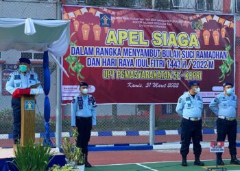 Lapas Narkotika Kelas IIa Tanjungpinang Gelar Apel Siaga Menyambut Ramadhan