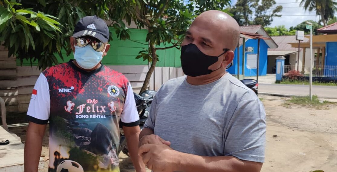 Ketua Komisi I DPRD Natuna Sidak Prokes Lokasi Pertandingan Bunguran Cup 2022