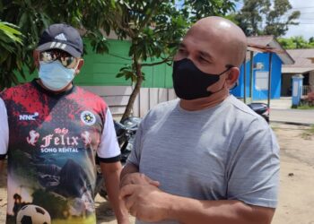 Ketua Komisi I DPRD Natuna Sidak Prokes Lokasi Pertandingan Bunguran Cup 2022