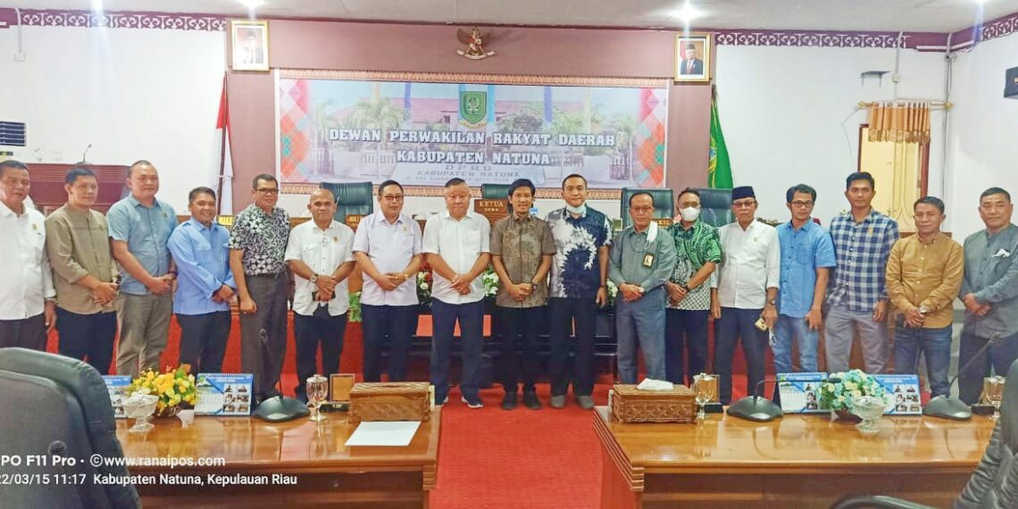 DPRD Natuna Terima Kunjungan Komisi I DPRD Kota Batam