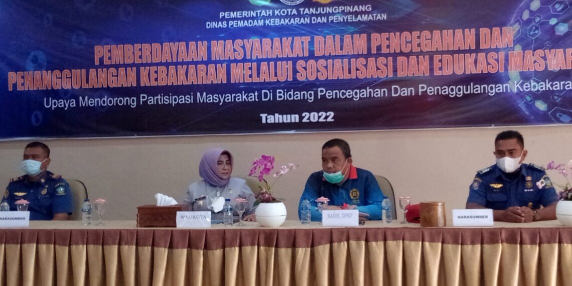 DPKP Kota Tanjungpinang Giat Sosialisasi dan Edukasi Pemerdayaan Masyarakat Mencegah Kebakaran
