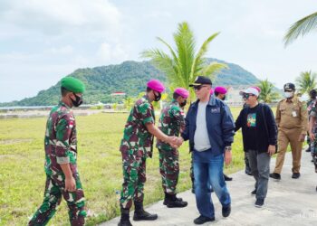 Bupati Natuna Wan Siswandi Dampingi BPK Kepri Kunjungi Pamputer Sekatung
