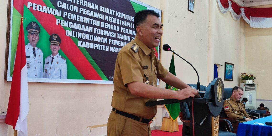 Para ASN dan P3K Natuna Terima SK, Wan Siswandi : Beri Pelayanan Terbaik Kepada Masyarakat
