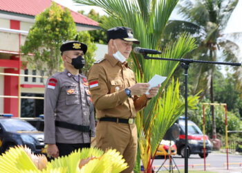 Polres Natuna Gelar Apel Pasukan Ketupat Seligi 2022