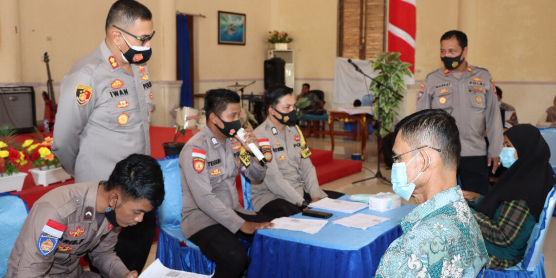 Polres Natuna Launching Penyaluran Bantuan Tunai Pangan Warung & Pedagang Kaki Lima