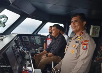 Bupati Wan Siswandi Dampingi Wakapolda Kepri Brigjen Pol Drs. Rudi Pranoto, Bertolak ke Pulau Laut