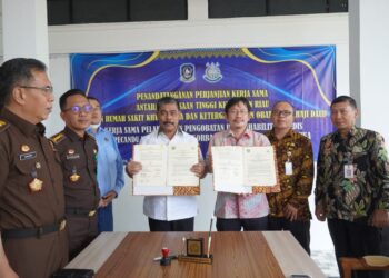 Kajari Kepri Tanda Tangan Kerjasama Bersama Direktur Rumah Sakit Khusus Jiwa dan Ketergantungan Obat