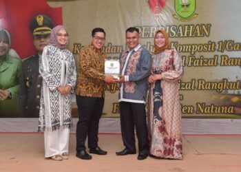 Wakil Ketua I DPRD Natuna Hadiri Pelepasan Danyon Komposit 1 Gardapati.