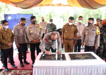 Itwasum Polri Komjen Pol. Drs. Agung Budi Maryoto, M.Si., CSFA Kunjungi Natuna