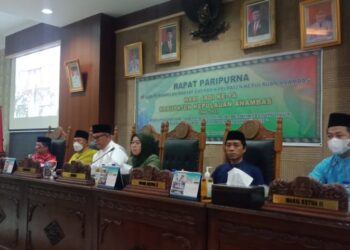 DPRD KKA Gelar Paripurna Hari Jadi Kabupaten Kepulauan Anambas Ke 14