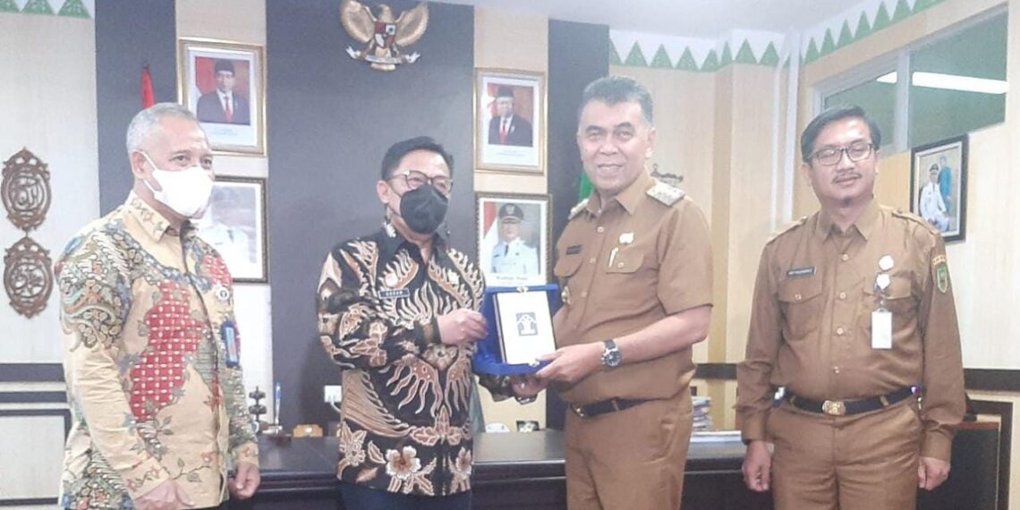 Bupati Wan Siswandi Sambut Kunker Kemenkumham Kepri, Bahas Lapas Imigrasi Natuna.