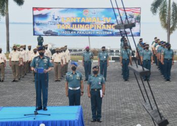 Koarmada I Laksanakan Apel Khusus, Diikuti Secara Vicon Oleh Seluruh Personel Baik Militer Maupun PNS.