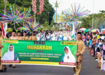 Masyarakat Tumpah Ruah Saksikan Pawai Muharam 1444 Hijriah