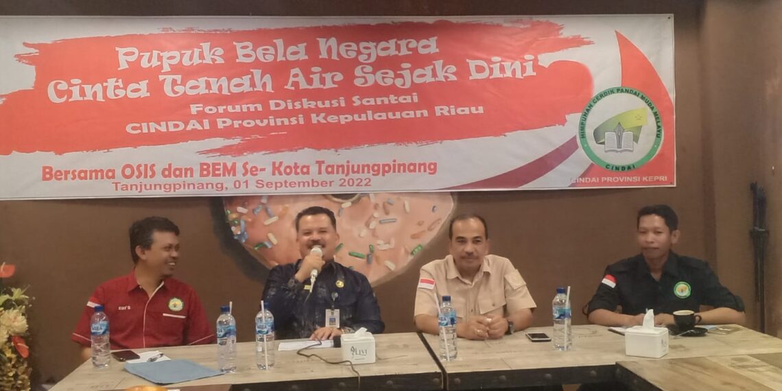 LSM Cindai Kepri Gelar Diskusi Bersama Osis dan Bem se_Kota Tanjungpinang