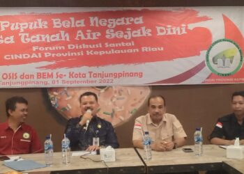 LSM Cindai Kepri Gelar Diskusi Bersama Osis dan Bem se_Kota Tanjungpinang