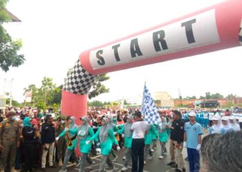 Vakum Dampak Pandemi, Kota Tanjungpinang Kembali Gelar Grakjalan Proklamasi