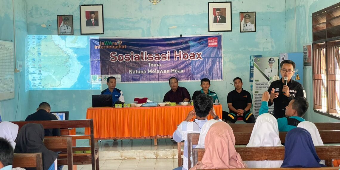 Polres Natuna bersama Jawara Internet, Berikan Sosialisasi Natuna Melawan Hoax