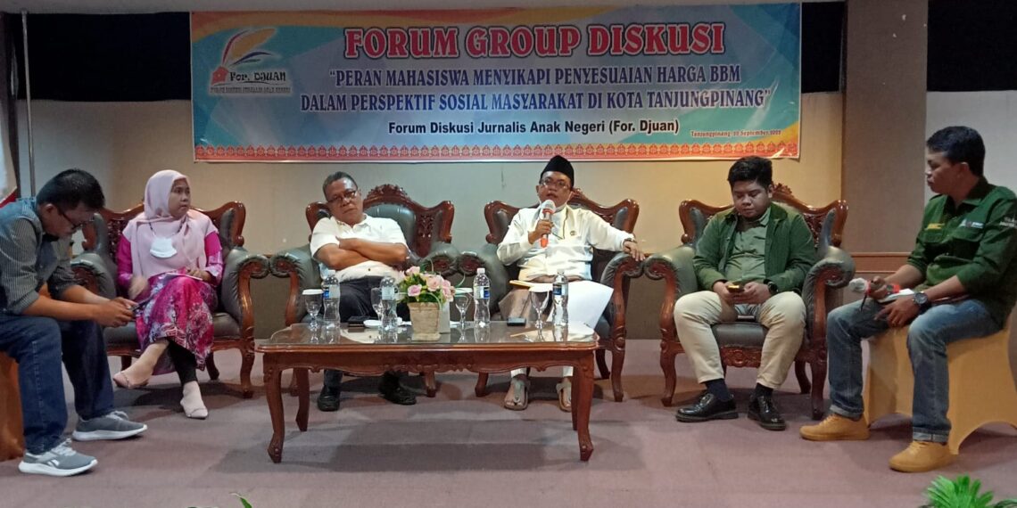 For Djuan, Gelar Diskusi Peran Mahasiswa Menyikapi Penyesuaian Harga BBM 