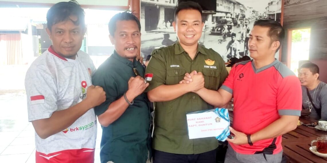 Kapten Inf Guntur Wibowo Pindah Tugas, Ketua PWI Natuna : Ingat Kami Disini