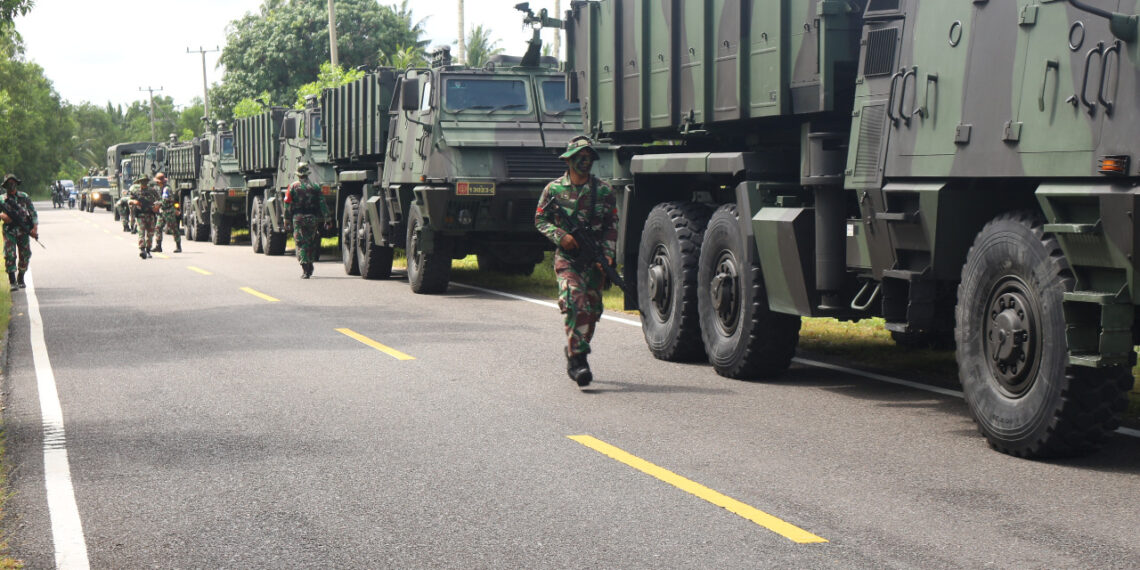 Natuna Digempur Penyusup, Batalyon Komposit 1/Gardapati Berhasil Pukul Mundur Musuh Dari Natuna