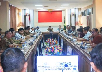 Terima Kunjungan Bapenas, Wan Siswandi : Ada 5 Frioritas Pembangunan Natuma Sesuai Amanat Presiden