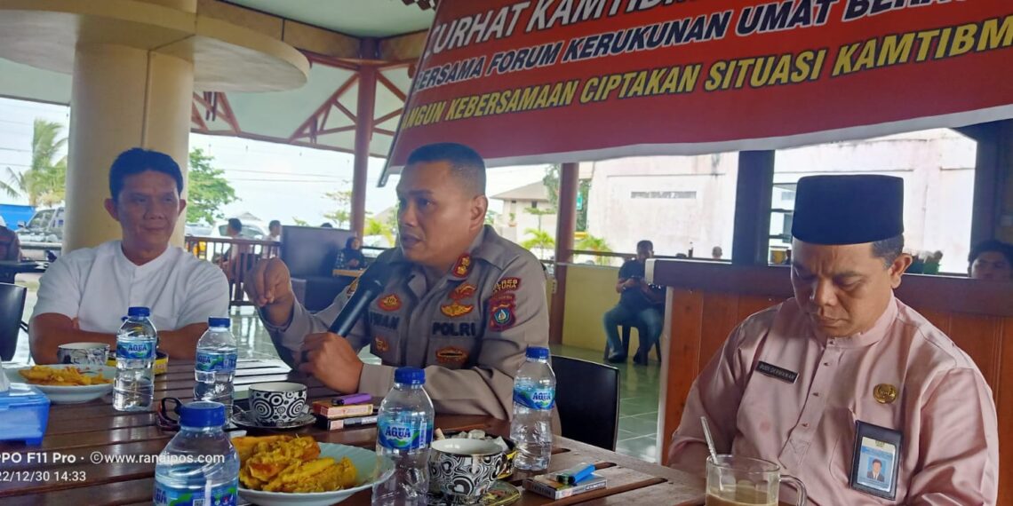 Curhat Polres Natuna, Bahas Permasalahan Kamtibmas Ditengah Masyarakat Libatkan FKUB dan Instansi Terkait