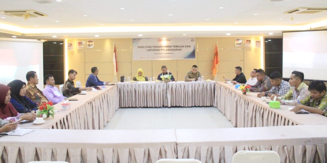 Bawaslu Natuna Gelar Sosialisasi Fasilitasi Penanganan Temuan dan Laporan Pelanggaran Pemilu